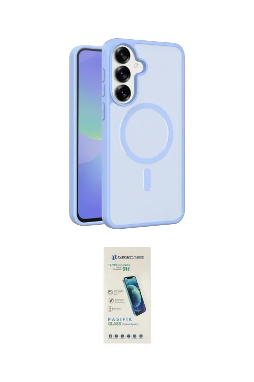 ieg™ Galaxy S26 Kılıf Siluet Minimal Prime - Şeffaf Pasifik Cam Ekran Koruyucu