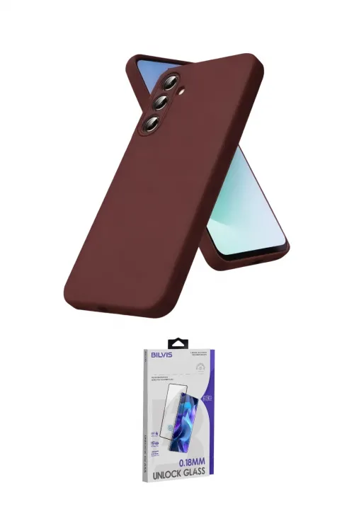 ieg™ Galaxy S26 Plus Kılıf Kozmos Yansıma Özel Seri - Siyah Bilvis 3D Cam Ekran Koruyucu