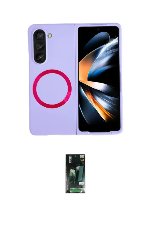 ieg™ Galaxy Z Fold 5 Kılıf Ahenk Form Prime - Şeffaf 360 Fold Full Body