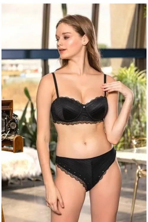 ieg™  31291 Straplez Sütyen ve Slip Takım