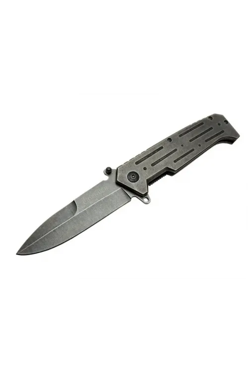 ieg™ GB B033A Eskitme Kamp Çakı 22 cm - Metal Sap, Otomatik