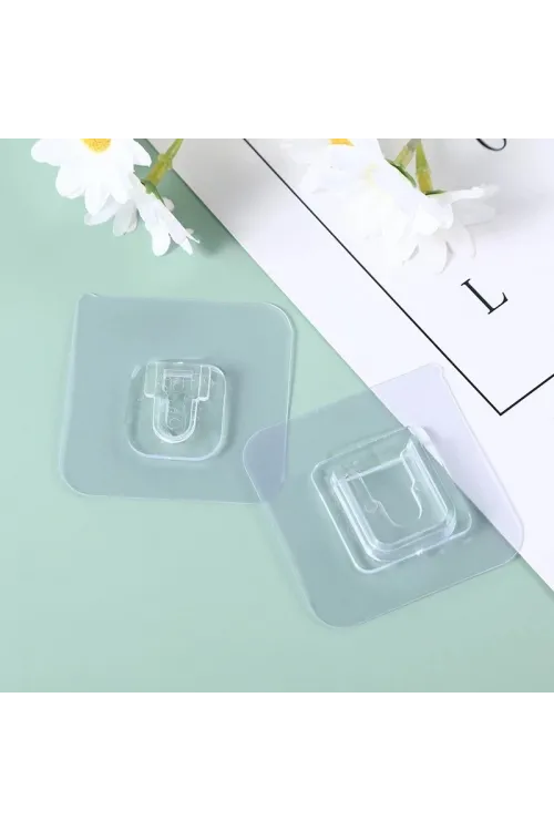ieg™ Geçmeli Eşya Sabitleme Klipsleri Şeffaf 4 Lü Set