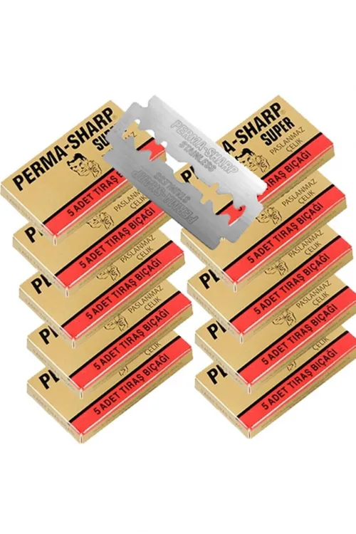 Gillette Perma-sharp 5li Traş Jileti 20 Paket
