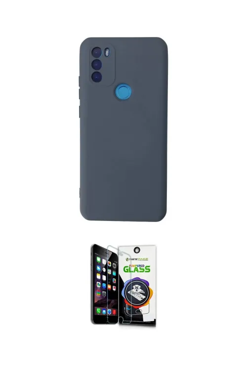 ieg™ GM 21 Plus Kılıf Ahenk Serisi - Şeffaf Temperli Cam Ekran Koruyucu