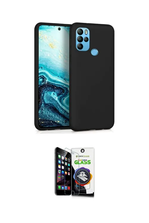 ieg™ GM 21 Plus Kılıf Kozmos Yansıma Özel Seri - Şeffaf Temperli Cam Ekran Koruyucu