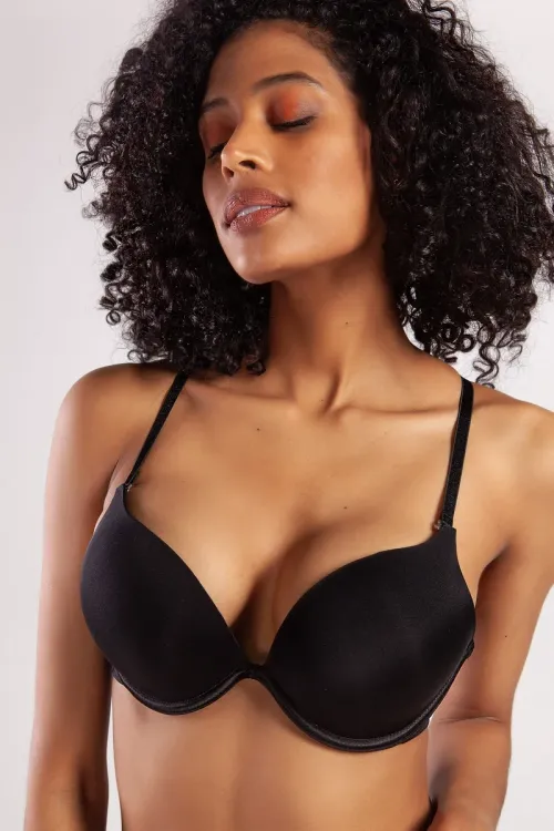 ieg™ Golshan Garland Heavy Push up Bra, Siyah Konforlu ve Şık Sütyen