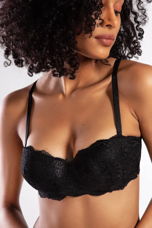 ieg™ Golshan G.ColorsPush Up Strapless Bra, Siyah Konforlu ve Şık Sütyen