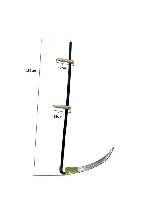 ieg™ Günaş Komple Tırpan - Metal Saplı 6 Parça Set - Ahşap Elcik 70 cm