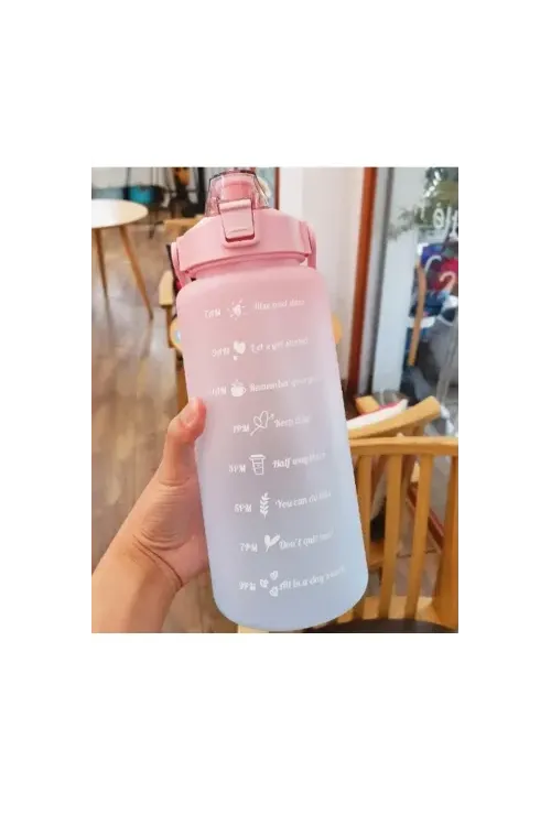 Günlük Motivasyon Su Matarası 2 Litre