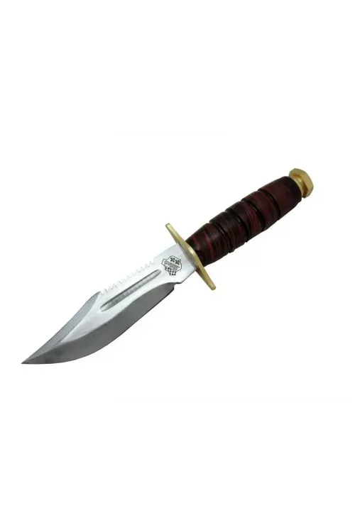 ieg™ Halmak Metalik T.C. Komando Outdoor Bıçağı 25 cm - Kılıflı