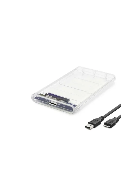 Hdd Kutu Usb3.0 Plastik Sata 2.5 Transparent HDX1760