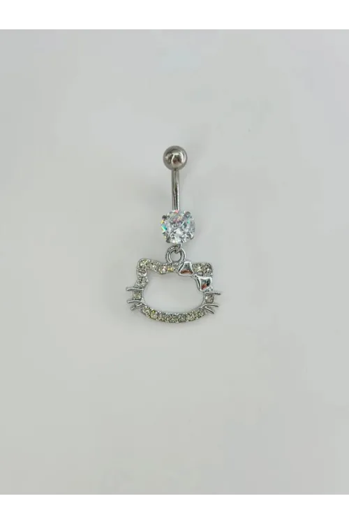 IEG - Hello Kıtty Detaylı Göbek Piercing
