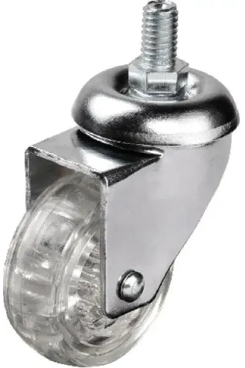 ieg™ Hts 302 - 50x20 mm Şeffaf Makaralı Vidalı Teker