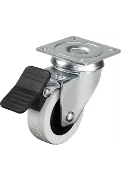 ieg™ Hts 334 - 50x20 mm Çift Bilyalı Tablalı Frenli Teker 4 Adet