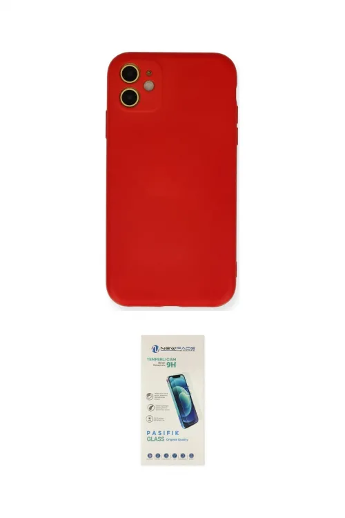ieg™ iPhone 11 Kılıf Ahenk Serisi - Şeffaf Pasifik Cam Ekran Koruyucu