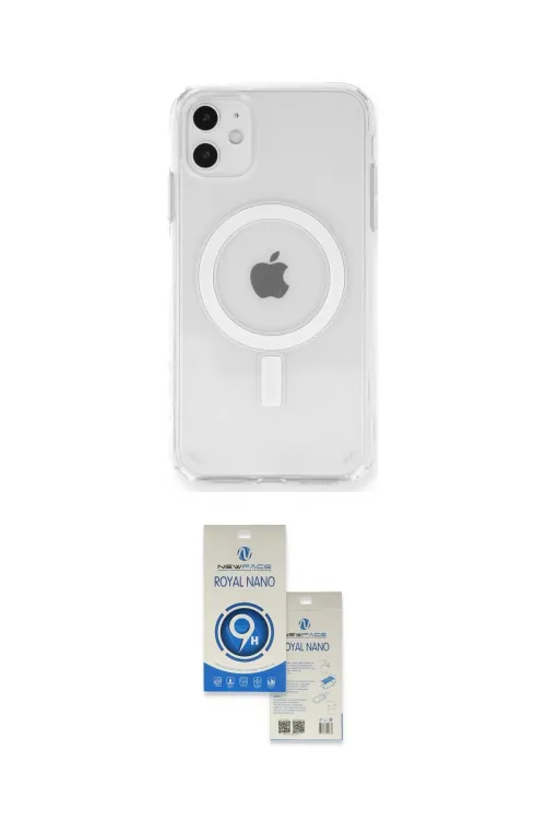 ieg™ iPhone 11 Kılıf Ahenk Yansıma Prime - Şeffaf Royal Nano Ekran Koruyucu