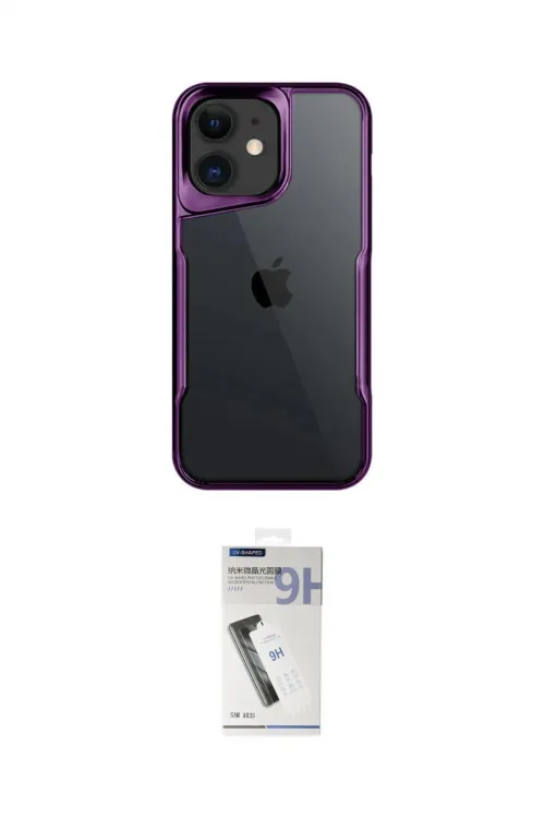 ieg™ iPhone 11 Kılıf Akış Çizgi Koleksiyonu - Şeffaf Uv Polymer Nano Ekran Koruyucu