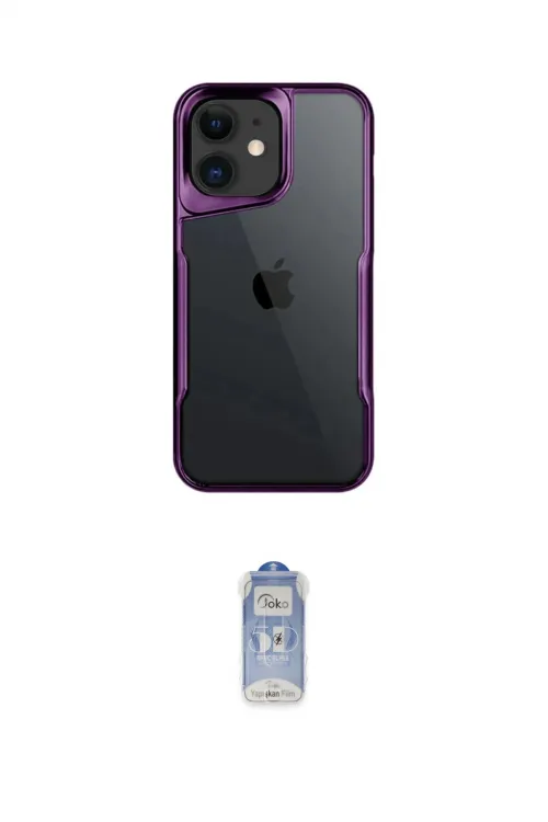 ieg™ iPhone 11 Kılıf Akış Çizgi Koleksiyonu - Siyah Joko Magic 5D Cam
