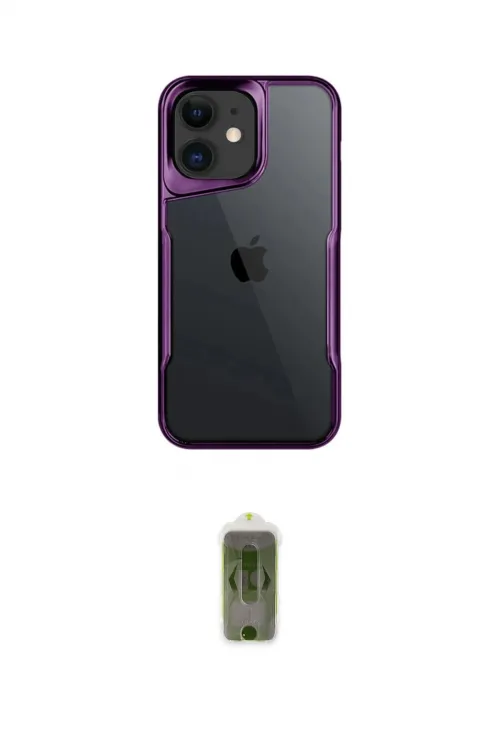 ieg™ iPhone 11 Kılıf Akış Çizgi Koleksiyonu - Siyah Joko Magic 5D Hayalet Cam