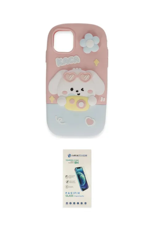 ieg™ iPhone 11 Kılıf Akış Yansıma - Şeffaf Pasifik Cam Ekran Koruyucu