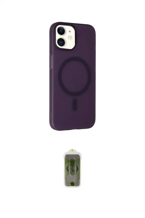 ieg™ iPhone 11 Kılıf Çekirdek Modern Prime - Siyah Joko Magic 5D Hayalet Cam