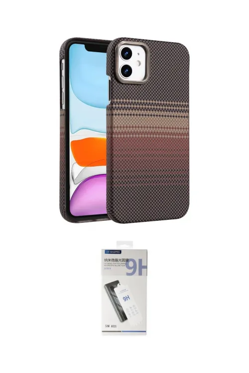 ieg™ iPhone 11 Kılıf Doruk Serisi - Şeffaf Uv Polymer Nano Ekran Koruyucu