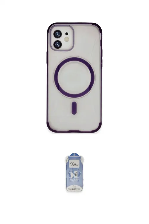 ieg™ iPhone 11 Kılıf Eksen Klasik Koleksiyonu - Siyah Joko Magic 5D Cam