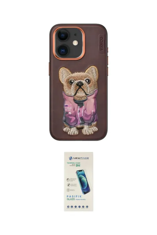 ieg™ iPhone 11 Kılıf İz Minimal Koleksiyonu - Şeffaf Pasifik Cam Ekran Koruyucu