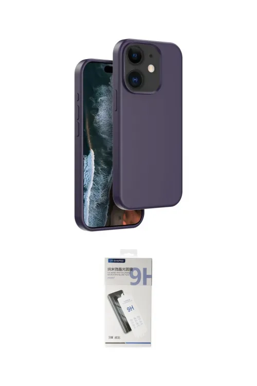 ieg™ iPhone 11 Kılıf Kıvılcım Çizgi Serisi - Şeffaf Uv Polymer Nano Ekran Koruyucu