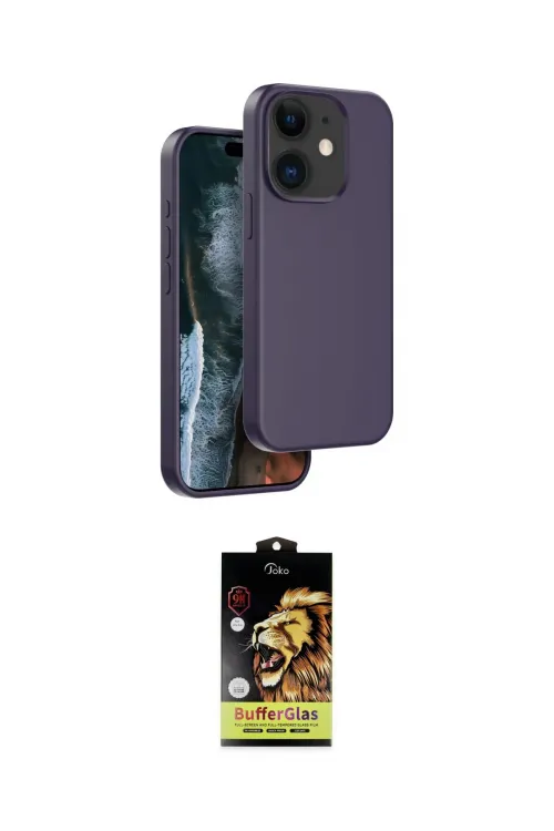 ieg™ iPhone 11 Kılıf Kıvılcım Çizgi Serisi - Siyah Buffer Cam Ekran Koruyucu