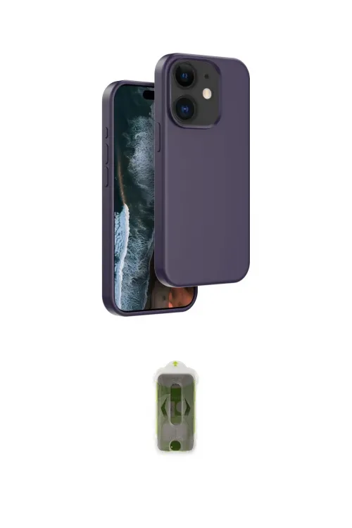 ieg™ iPhone 11 Kılıf Kıvılcım Çizgi Serisi - Siyah Joko Magic 5D Hayalet Cam