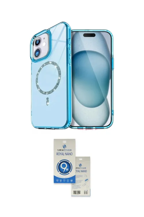 ieg™ iPhone 11 Kılıf Kıvılcım Form Prime - Şeffaf Royal Nano Ekran Koruyucu