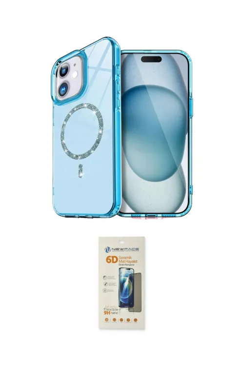 ieg™ iPhone 11 Kılıf Kıvılcım Form Prime - Siyah 6D Mat Seramik Hayalet Nano Ekran Koruyucu