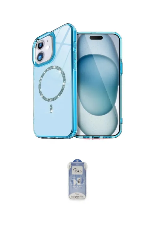 ieg™ iPhone 11 Kılıf Kıvılcım Form Prime - Siyah Joko Magic 5D Cam
