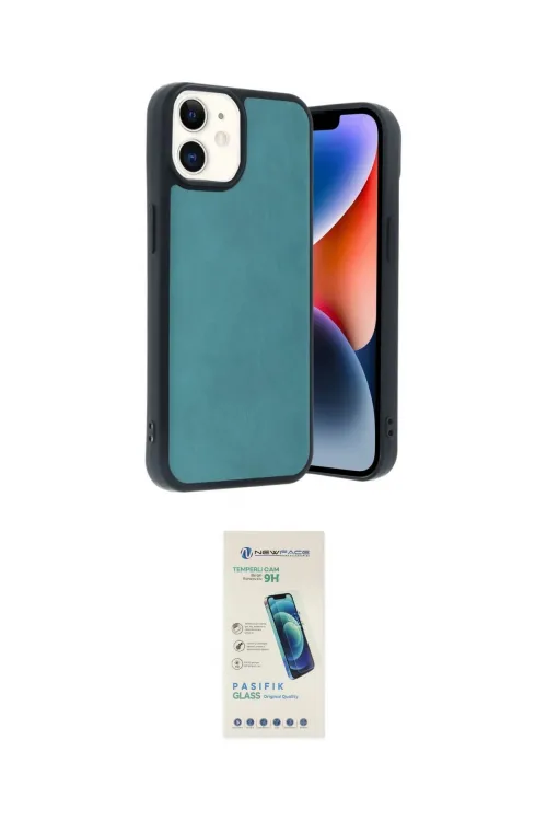 ieg™ iPhone 11 Kılıf Kıvılcım Işık Serisi - Şeffaf Pasifik Cam Ekran Koruyucu