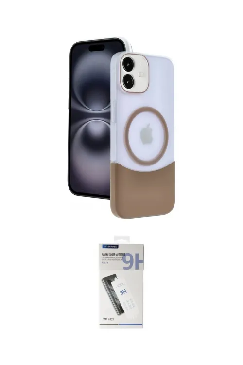 ieg™ iPhone 11 Kılıf Kozmos Form Özel Seri - Şeffaf Uv Polymer Nano Ekran Koruyucu