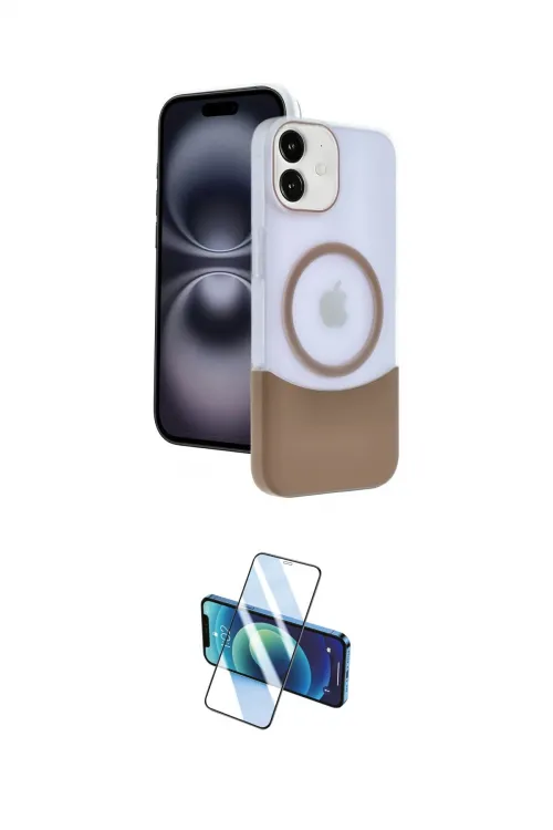 ieg™ iPhone 11 Kılıf Kozmos Form Özel Seri - Siyah 3D Antistatik Cam Ekran Koruyucu