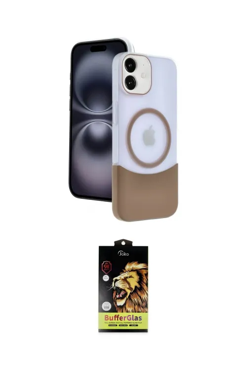 ieg™ iPhone 11 Kılıf Kozmos Form Özel Seri - Siyah Buffer Cam Ekran Koruyucu