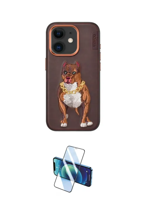 ieg™ iPhone 11 Kılıf Nova Form Koleksiyonu - Siyah 3D Antistatik Cam Ekran Koruyucu