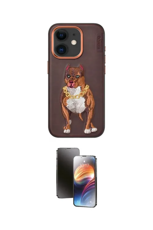 ieg™ iPhone 11 Kılıf Nova Form Koleksiyonu - Siyah 3D Antistatik Mat Seramik Nano Ekran Koruyucu