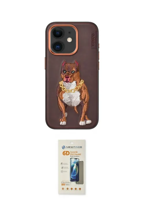 ieg™ iPhone 11 Kılıf Nova Form Koleksiyonu - Siyah 6D Mat Seramik Hayalet Nano Ekran Koruyucu