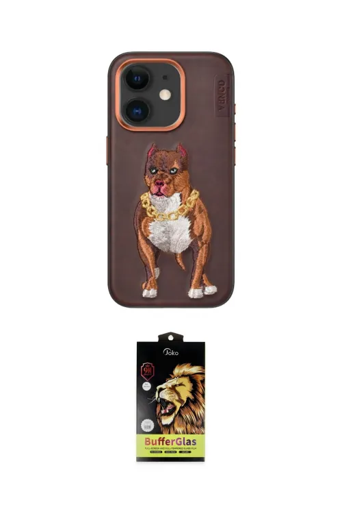 ieg™ iPhone 11 Kılıf Nova Form Koleksiyonu - Siyah Buffer Cam Ekran Koruyucu