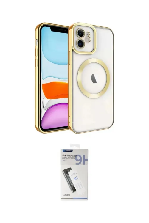 ieg™ iPhone 11 Kılıf Nova Işık Özel Seri - Şeffaf Uv Polymer Nano Ekran Koruyucu