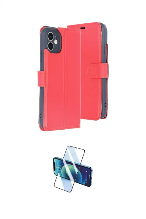 ieg™ iPhone 11 Kılıf Siluet Işık Serisi - Siyah 3D Antistatik Cam Ekran Koruyucu