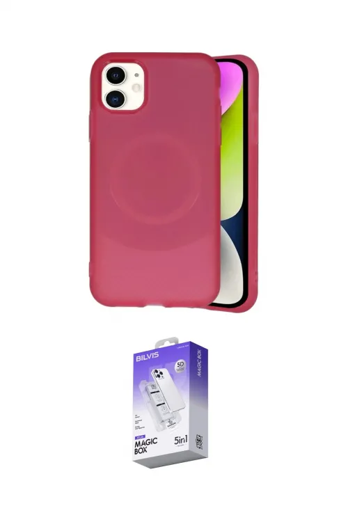 ieg™ iPhone 11 Kılıf Ufuk Serisi - Siyah Bilvis 5in1 3D Magic Cam Ekran Koruyucu