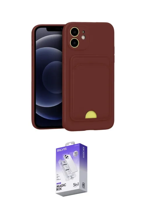 ieg™ iPhone 11 Kılıf Vadi Çizgi Prime - Siyah Bilvis 5in1 3D Magic Cam Ekran Koruyucu