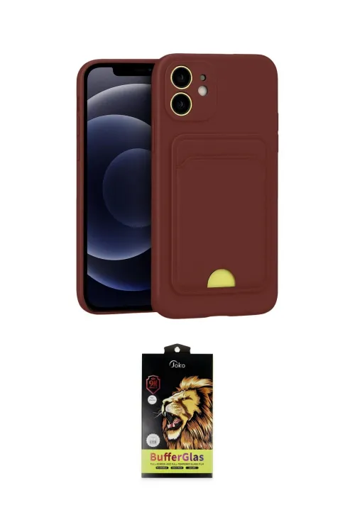 ieg™ iPhone 11 Kılıf Vadi Çizgi Prime - Siyah Buffer Cam Ekran Koruyucu