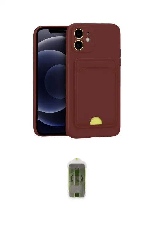 ieg™ iPhone 11 Kılıf Vadi Çizgi Prime - Siyah Joko Magic 5D Hayalet Cam