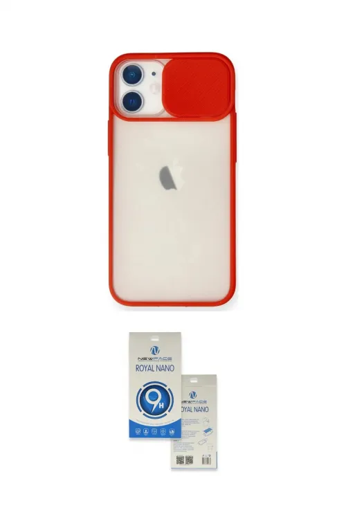 ieg™ iPhone 11 Kılıf Vadi Çizgi - Şeffaf Royal Nano Ekran Koruyucu