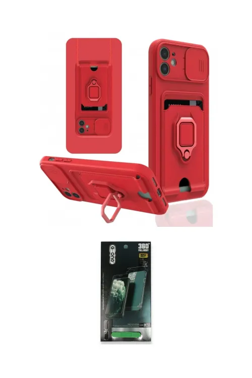 ieg™ iPhone 11 Kılıf Vadi Form Prime - Şeffaf 360 Full Body Arka Koruyucu